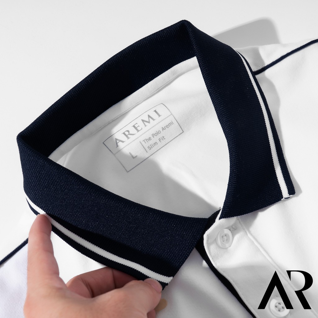 Áo polo nam phối cổ trụ thun cao cấp from chuẩn, thiết kế phong cách sang trọng,AREMI APL0027 | BigBuy360 - bigbuy360.vn