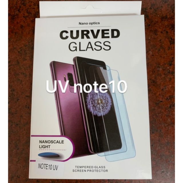 Dán kính cường lực Galaxy Note 10 Full keo UV