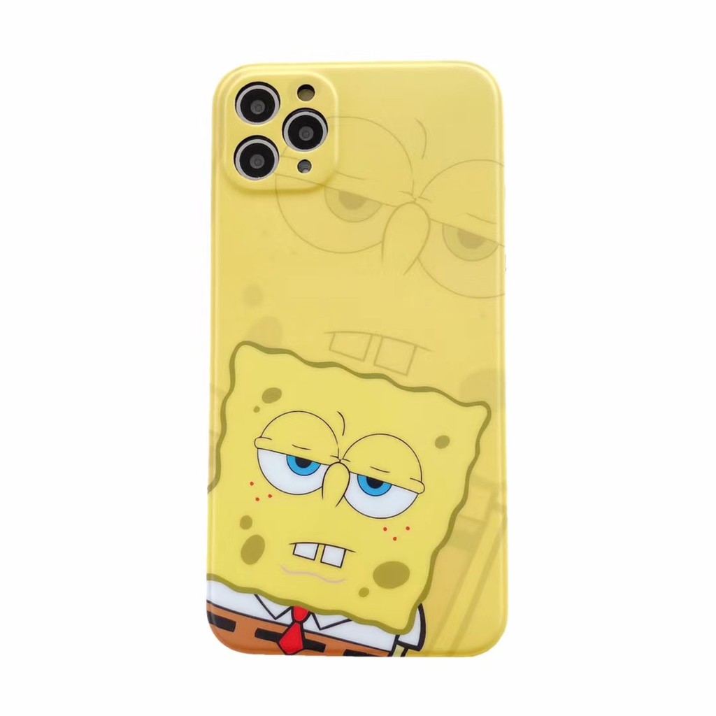 Ốp Điện Thoại In Hình Hoạt Hình Spongebob Dễ Thương Cho iPhone 7 8plus X Xr Xsmax 11 Pro Promax | BigBuy360 - bigbuy360.vn