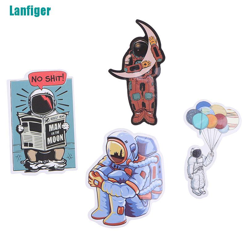 Set 50 Miếng Dán Trang Trí Máy Tính Hình Phi Hành Gia UFO