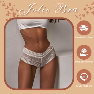 Quần lót cotton phối ren thoáng khí