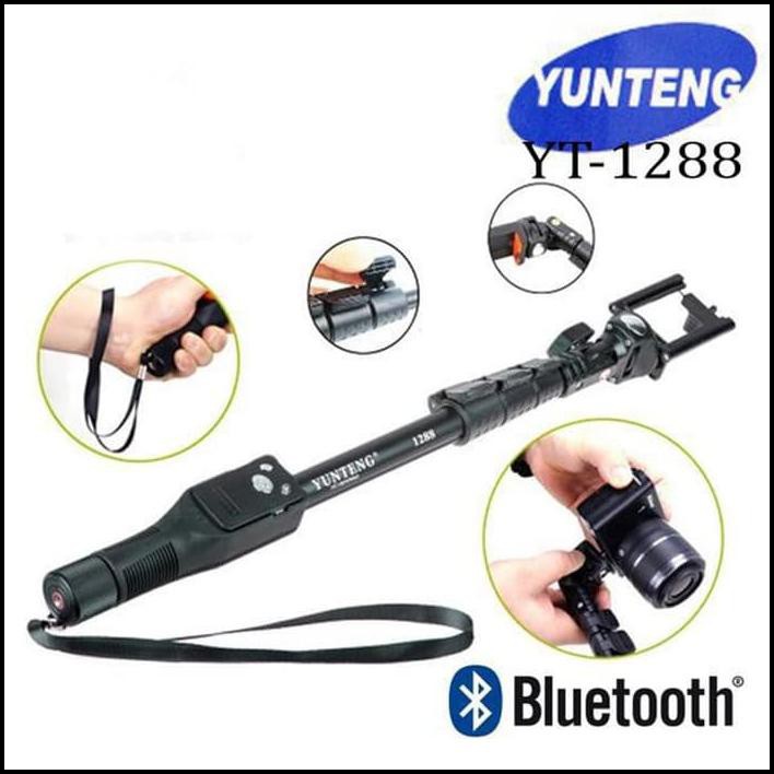 Gậy Chụp Ảnh Từ Xa Có Kết Nối Bluetooth Yunteng Yt 1288 Đen | BigBuy360 - bigbuy360.vn