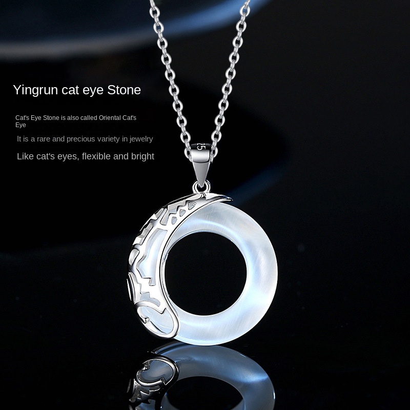 Cặp Vòng cổ Mặt Hình Rồng Phượng Hoàng Mặt Trời Mặt Trăng Màu Đen