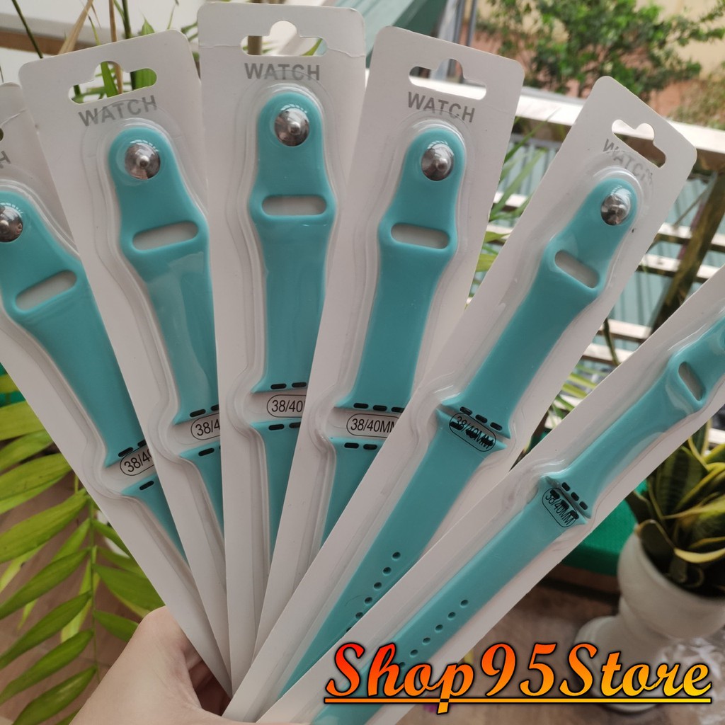 DÂY CAO SU APPLE WATCH SPORT BANDS(Xanh ngọc)