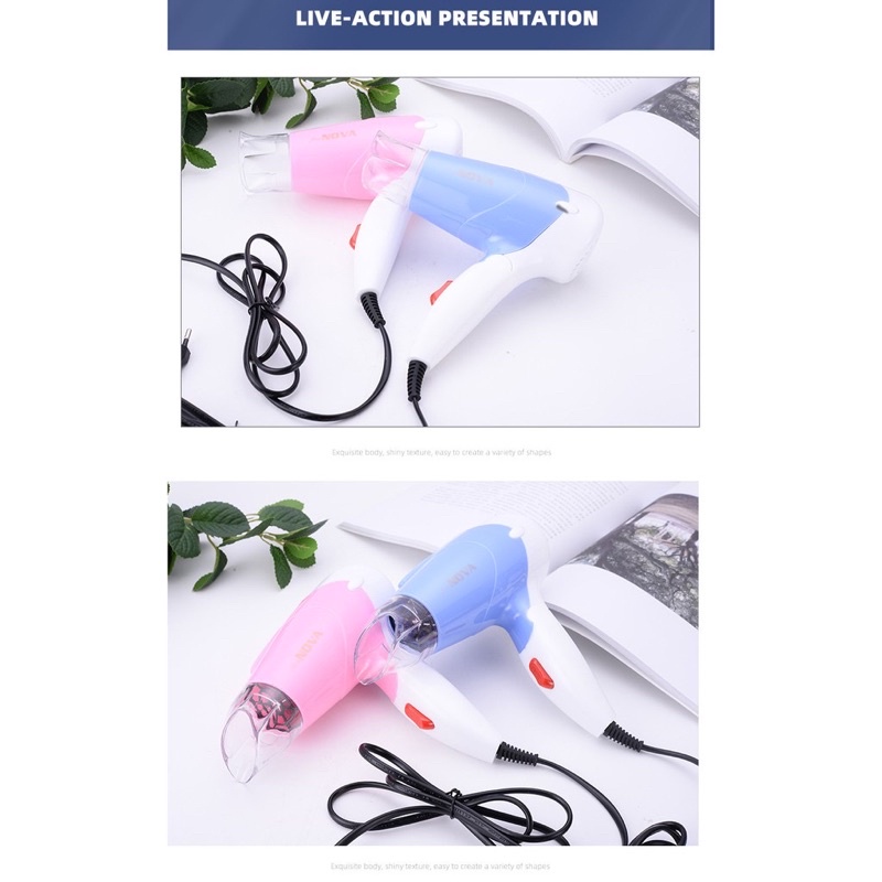 Máy sấy tóc mini gấp gọn tiện lợi đi du lịch