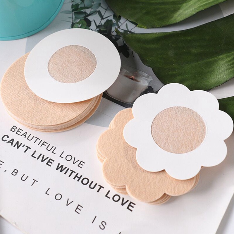 Bộ 5 Cặp Miếng Dán Ngực Bằng silicone Không Dệt Chống Va Đập Dùng Một Lần