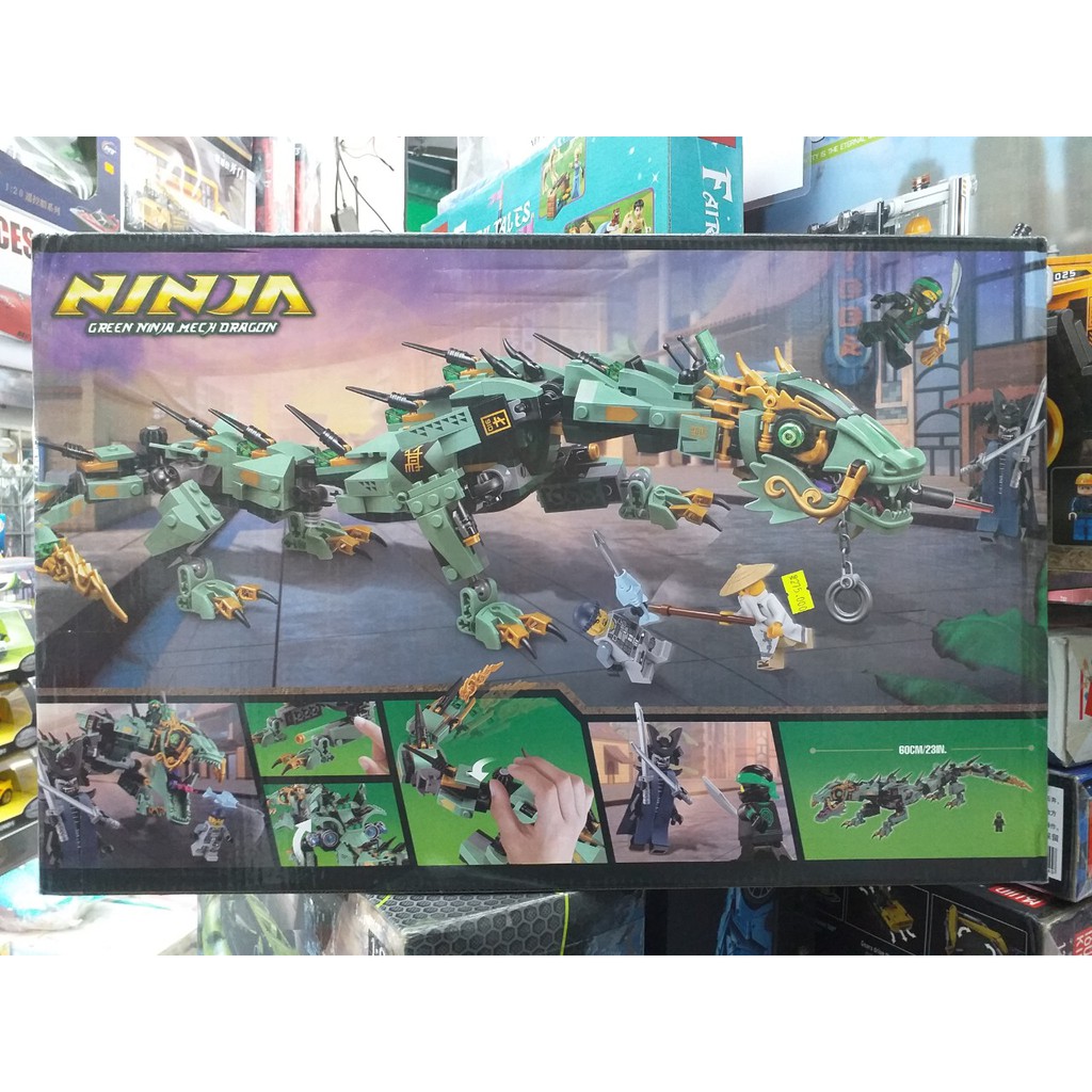 Lego Ninjago - Leji 80006 ( Xếp hình Rồng Máy Xanh Khổng Lồ Của Các Ninja 592 khối )