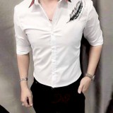 ÁO SƠ MI NAM TAY DÀI PHỐI HOẠ TIẾT NAM TÍNH CAO CẤP