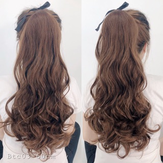 ẢNH THẬT (kèm clip) Tóc giả cột ( buộc ) xoăn lọn