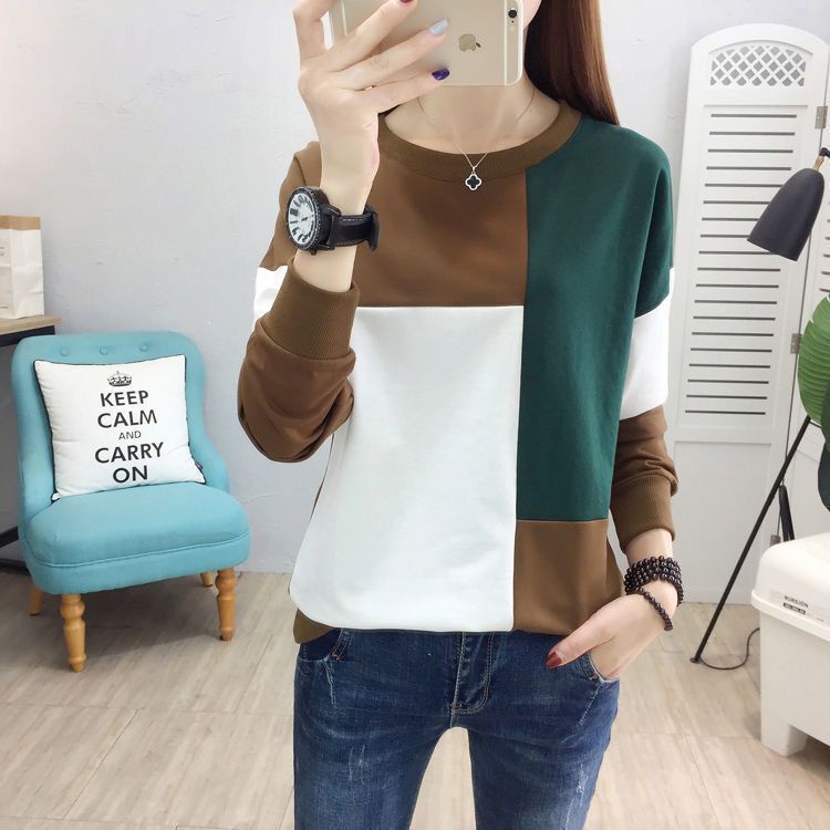 Áo Thun Nữ Dài Tay Dáng Rộng Phong Cách Mùa Thu Mới