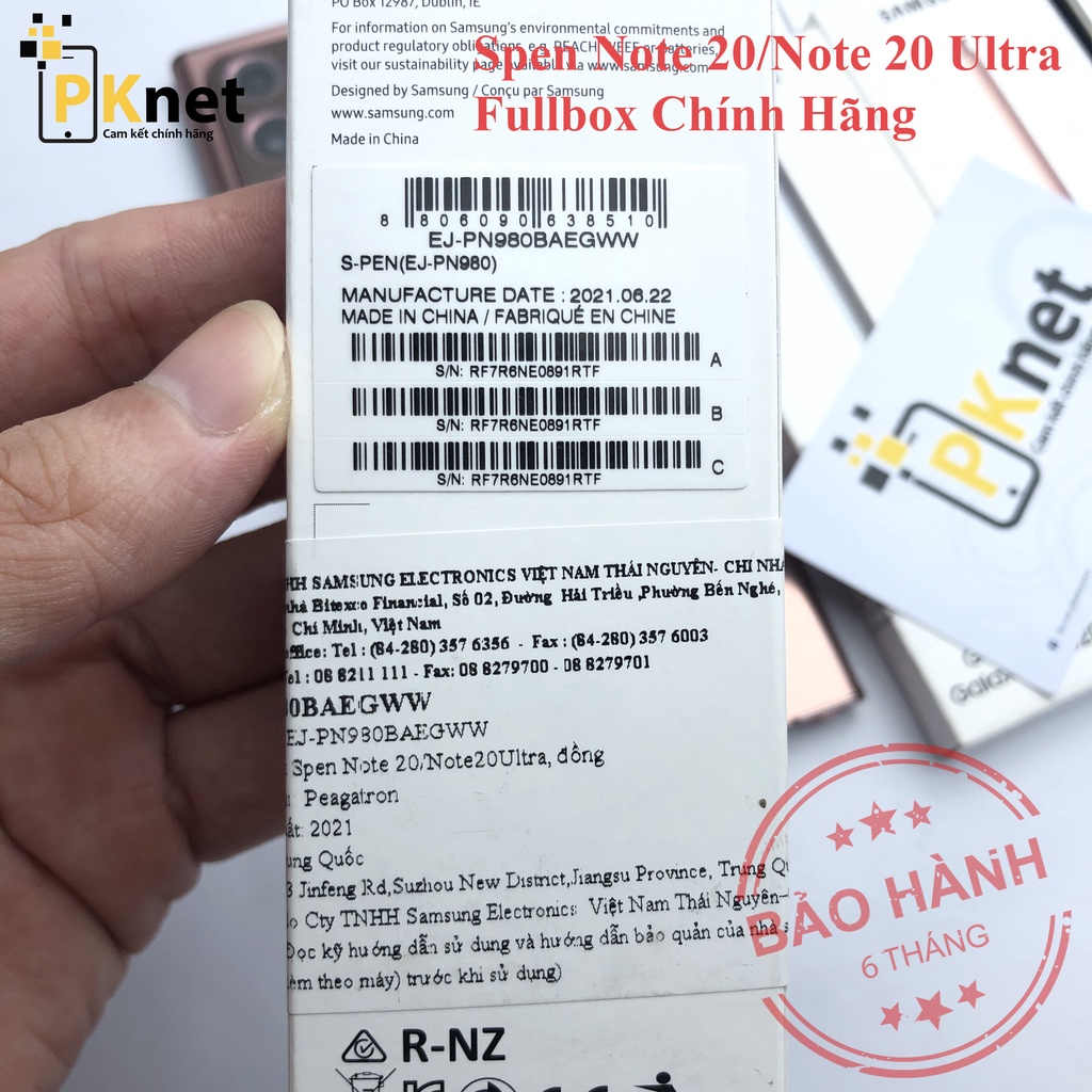 Bút Spen Note 20 Ultra Fullbox, Chính hãng [Bảo hành 1 đổi 1 trong 6 tháng]