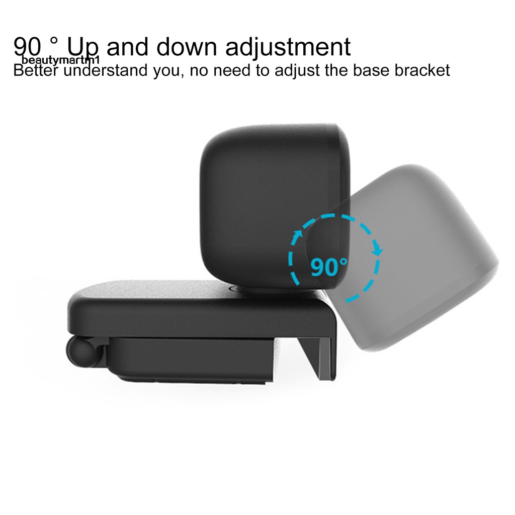 Webcam Hd 1080p Mini Cổng USB Xoay Được Cho PC