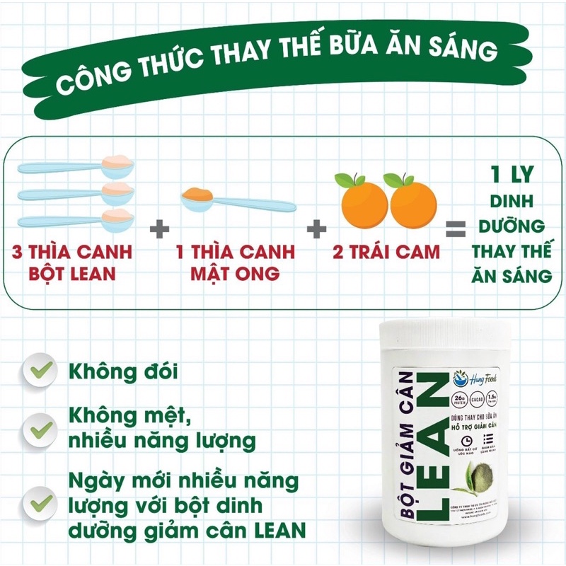 Sữa hạt giảm cân LEAN