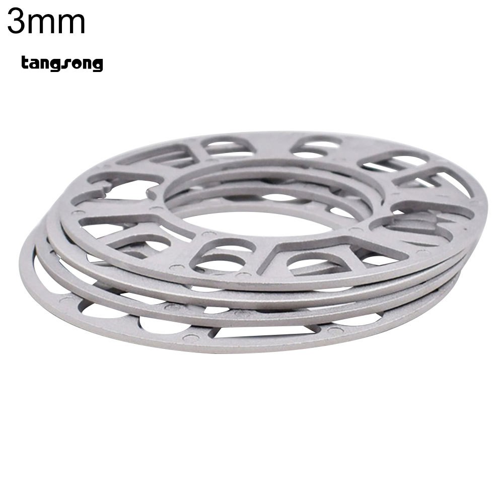 Set 4 vòng đệm bánh xe 3mm 5mm 8mm 10mm bằng hợp kim nhôm