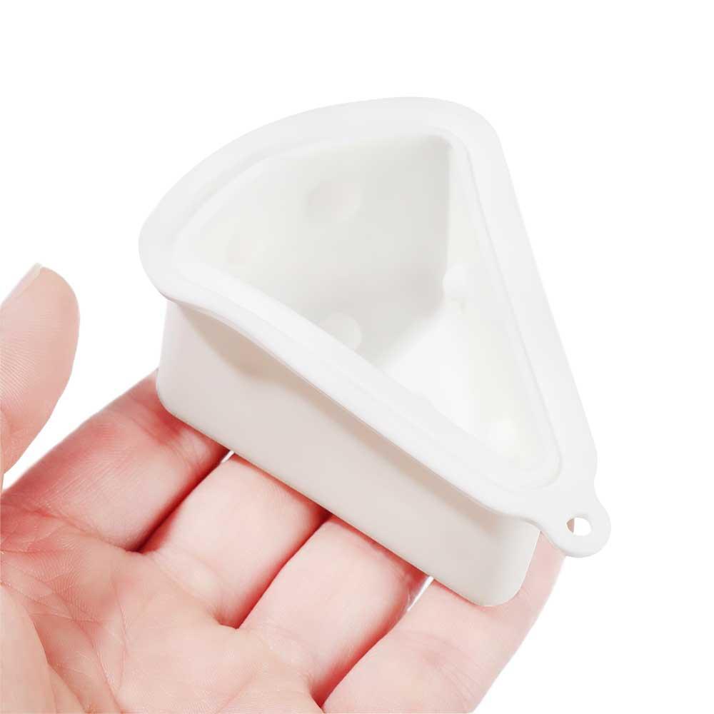 CHOOKEY Khuôn Làm Nến / Xà Phòng Hình Miếng Phô Mai 3D Bằng Silicone