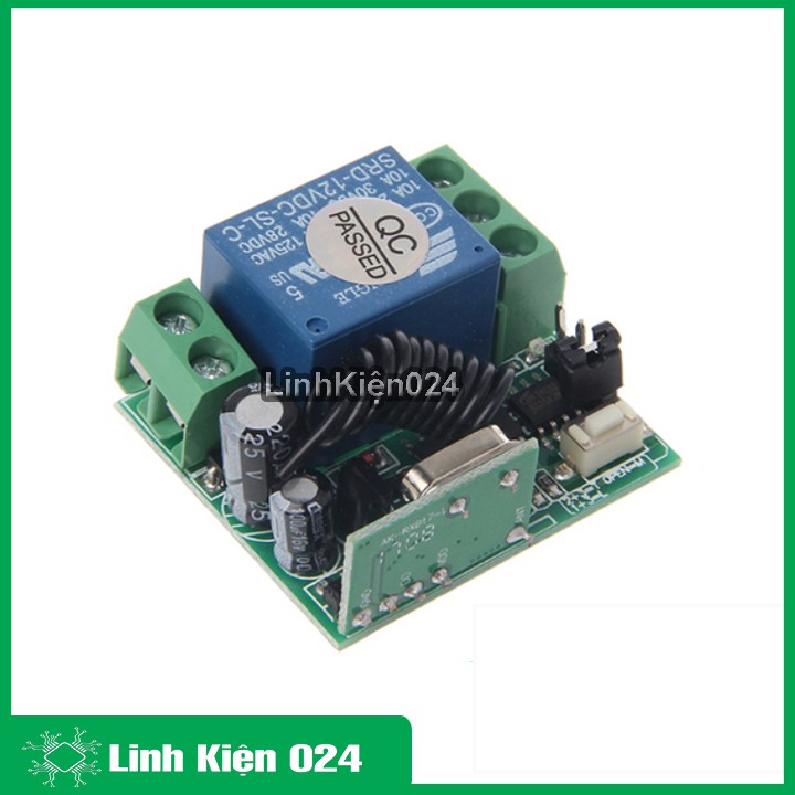 BỘ HỌC LỆNH 1 KÊNH 12V RF315MHZ + TAY PHÁT