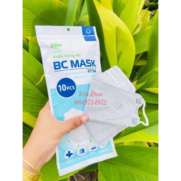 [Buôn Sỉ] 30 Caí Khẩu Trang Kf94 Bc Mask (Hàng Kháng Khuẩn)