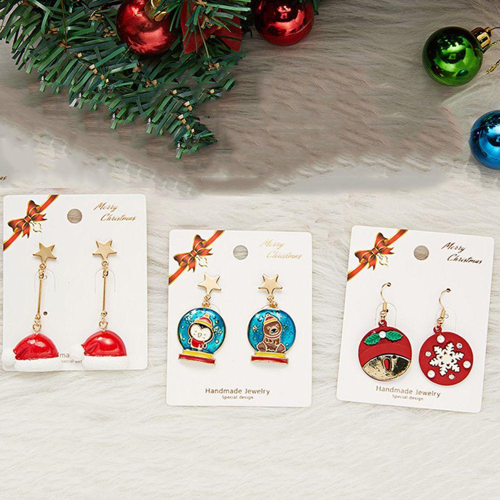 BORAG Bông Tai Hình Ông Già Noel