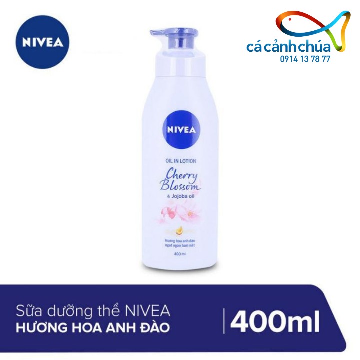 Sữa dưỡng thể hương hoa Nivea 400ml - Thái Lan