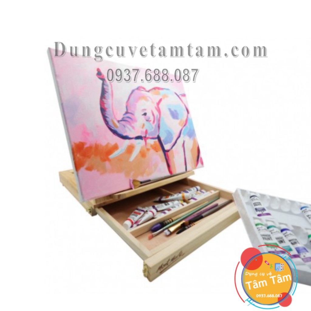[ TÂM TÂM ]-Giá vẽ để bàn có ngăn kéo Mont Marte-MEA0023 - []