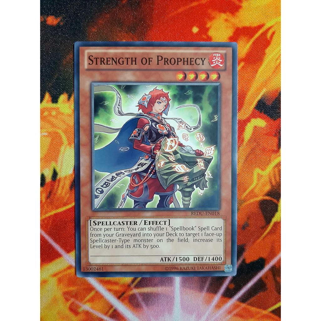 [ ĐỖ LẠC SHOP ] THẺ BÀI YUGIOH NEAR MINT Strength of Prophecy - REDU-EN018 - Common