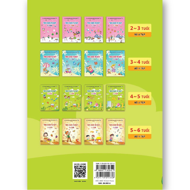 Sách thiếu nhi - TRÒ CHƠI TƯ DUY 4-5 tuổi (Tập 2) - IBOOK | BigBuy360 - bigbuy360.vn