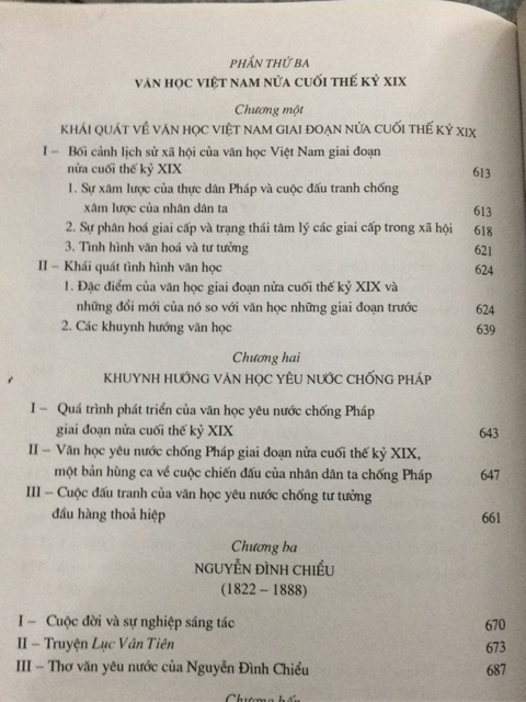 Sách - Văn học Việt Nam( nửa cuối thế kỉ XVIII hết thế kỉ XIX)