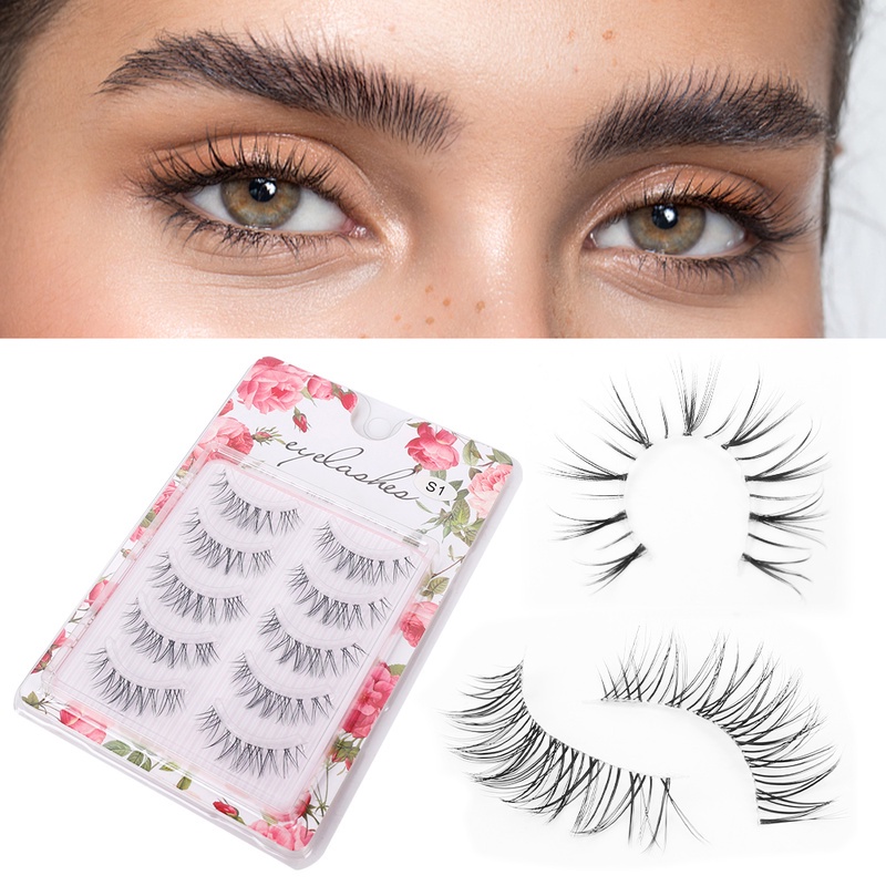 Lông Mi Giả Cong/ Mảnh Tự Nhiên Mềm Mại Lâu Trôi