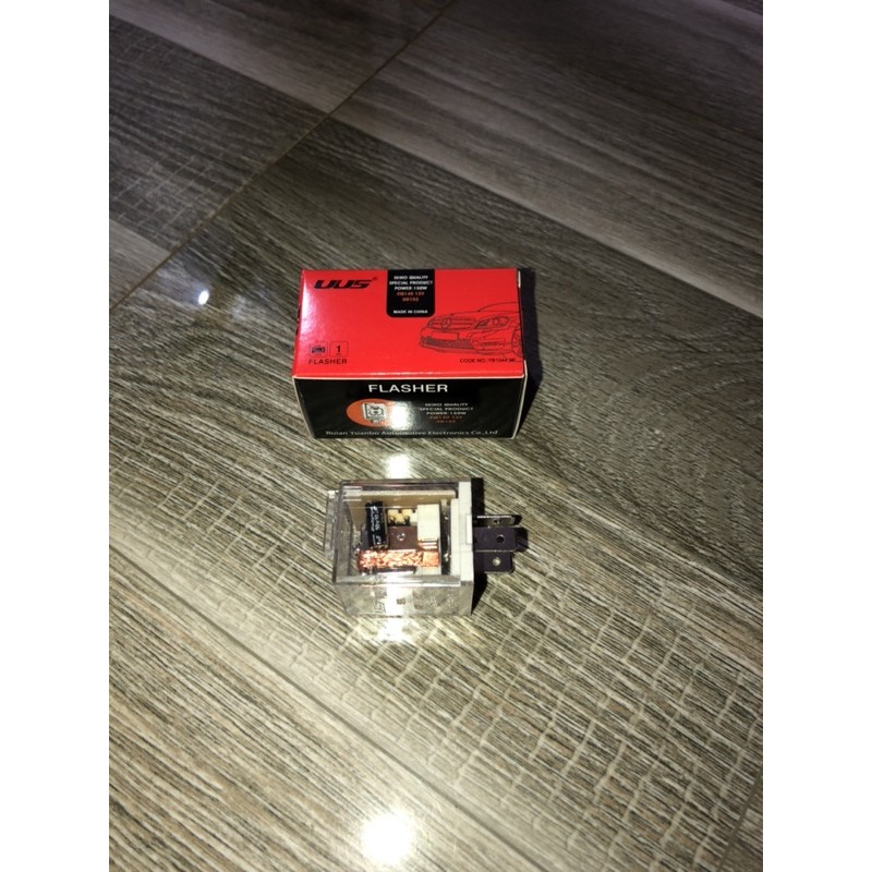 Rơ le xi nhan 3 chân 12v 24v đỏ Sịn