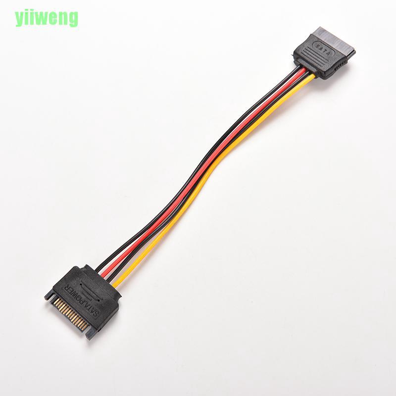 Cáp Mở Rộng Yw 8 Inch Male Sang Female 15 Pin 15p Sata