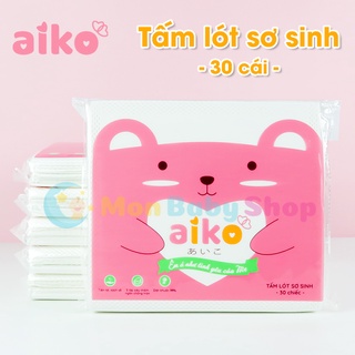 Miếng lót phân su sơ sinh chống thấm Aiko 30 tờ - Giấy lót phân xu cho bé