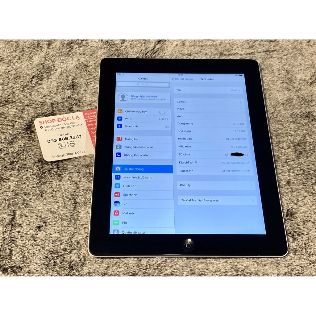 Máy tính bảng Apple iPad 4 bản WIFI code LL Mỹ | BigBuy360 - bigbuy360.vn