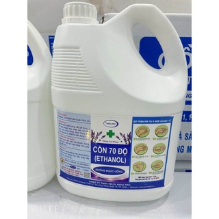 Cồn 70 độ sát khuẩn, rửa tay trực tiếp - can 4,5 lít