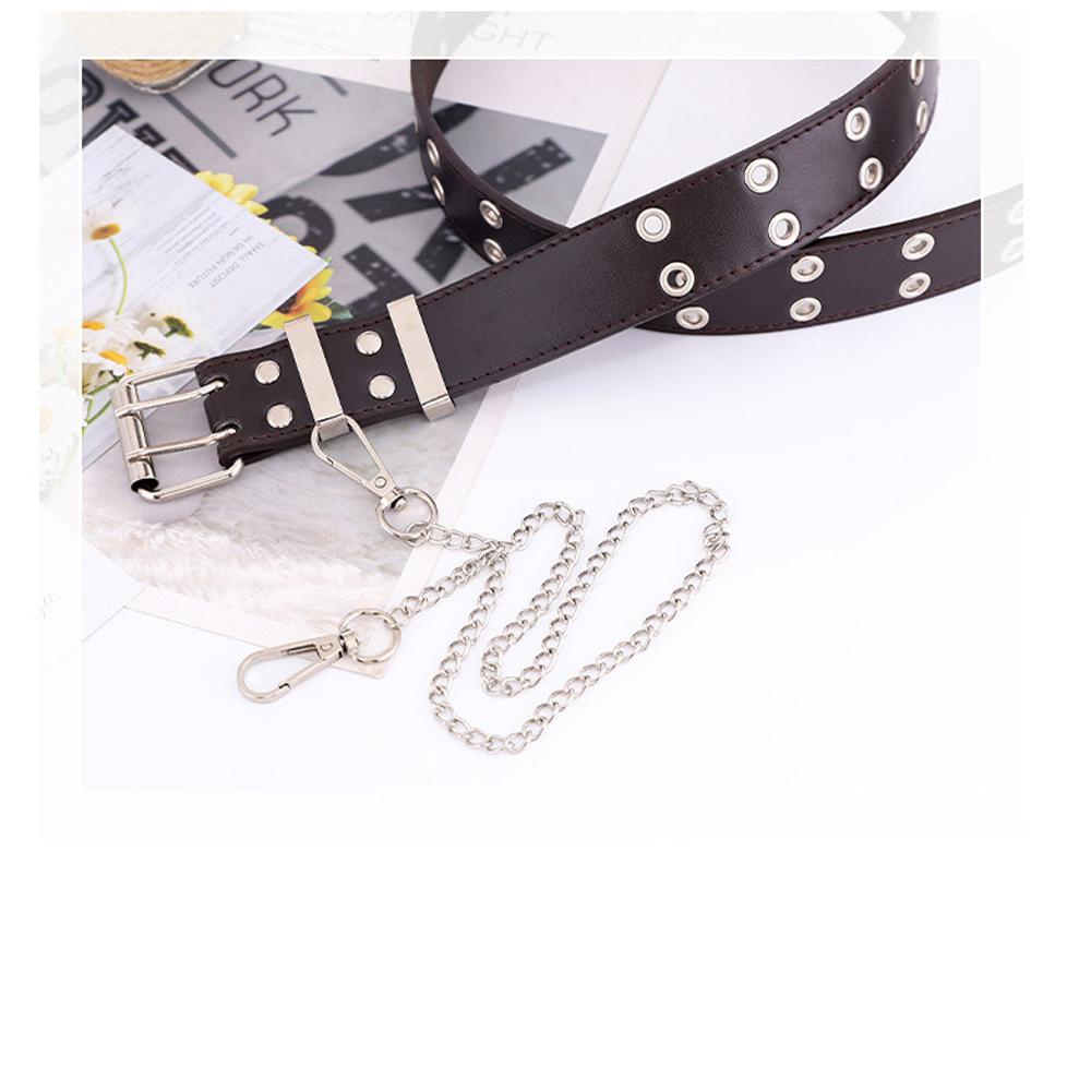Thắt Lưng Dây Xích Bằng Hợp Kim Phong Cách Punk Mới Cho Nữ