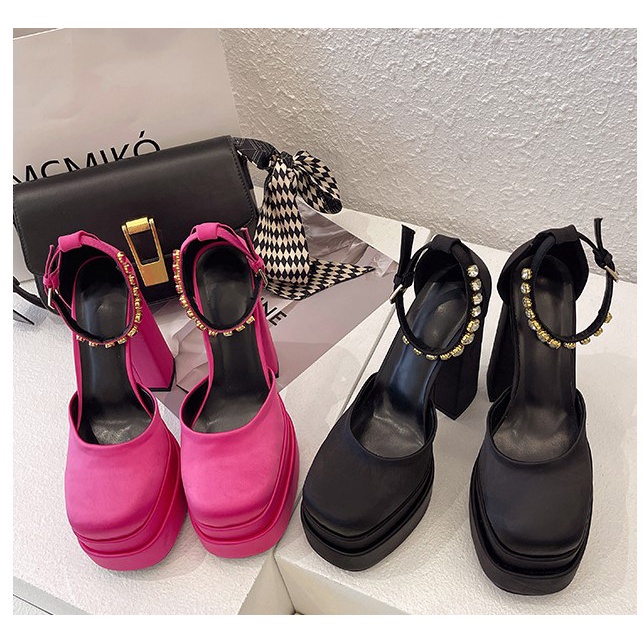 GIÀY MARY JANE 15 CM ĐẾ VUÔNG MARY JANE LOLITA BÚP BÊ PHIÊN BẢN 2022 HOTTREND SO HOT PHONG CÁCH NHẬT BẢN