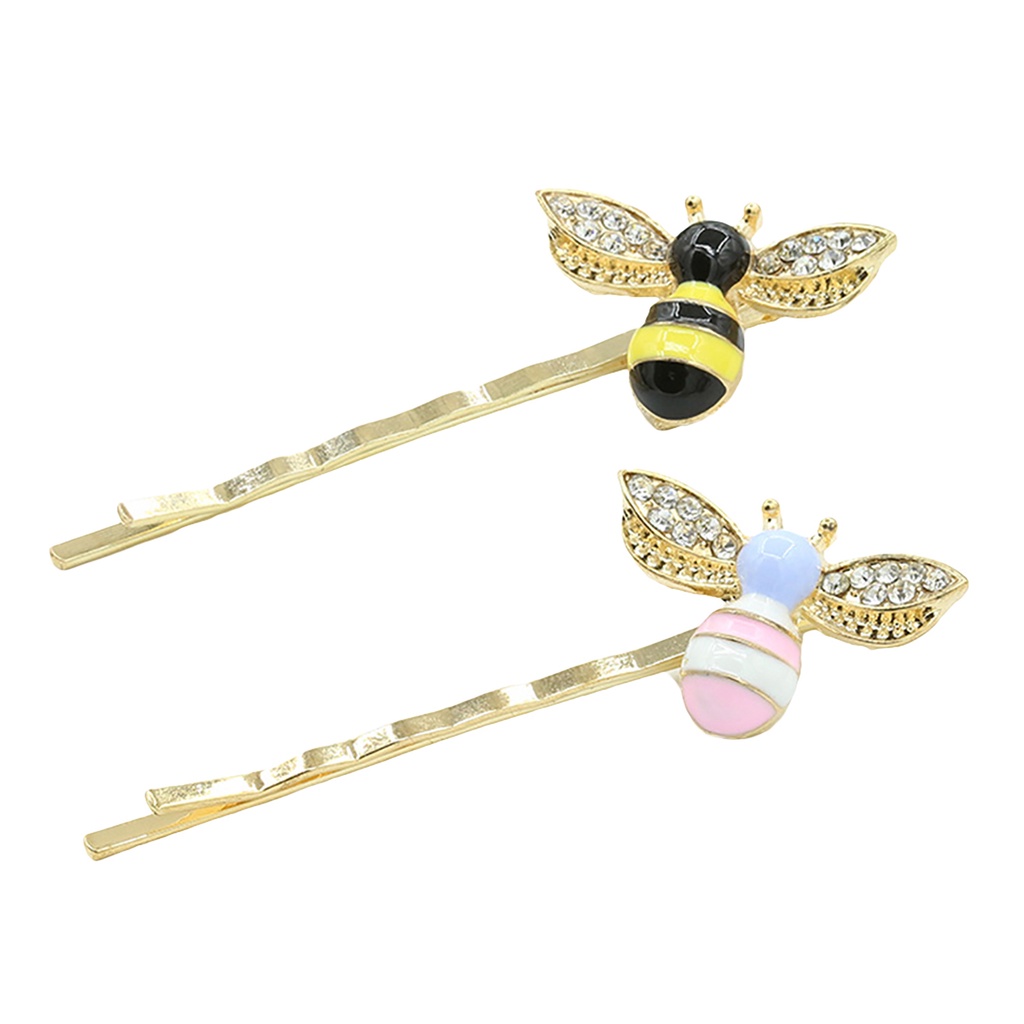 Kẹp tóc nữ hình chú ong đính đá thời trang