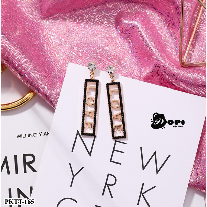 Bông tai hình học cá tính