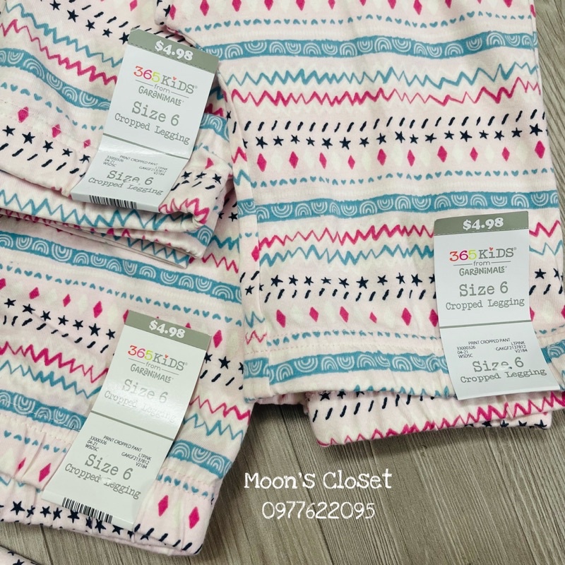 XD- Leggings lỡ 365Kids size 6y