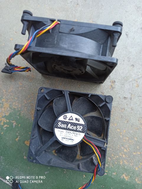 Quạt san ace 92 12v 0.88A, vuông 9cm dày 3cm 4pin