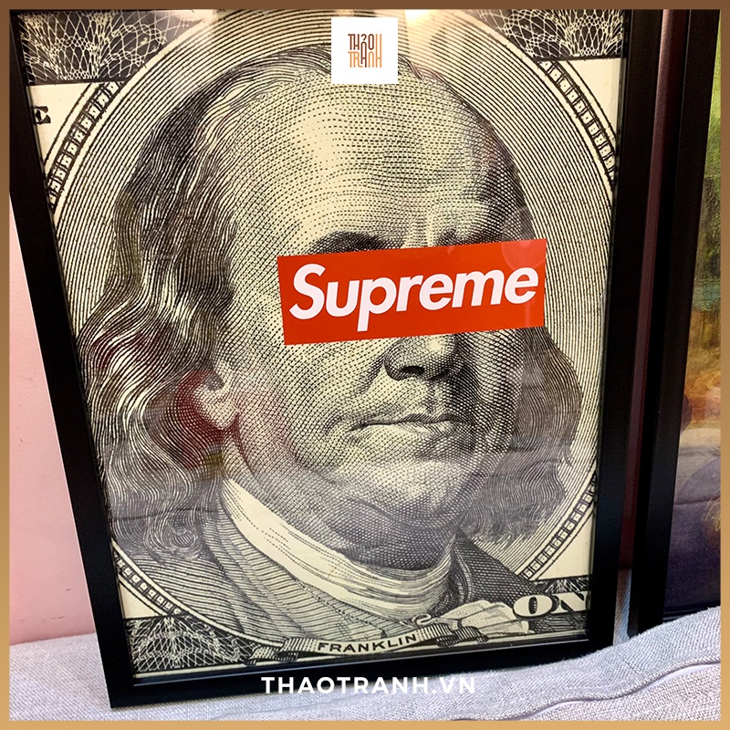 Tranh Hypebeast-Supreme,LV,Off-White 30x40,40x50 - Tranh Decor- Độc Lạ,Trang Trí Phòng Hypebeast,Sneakerhead