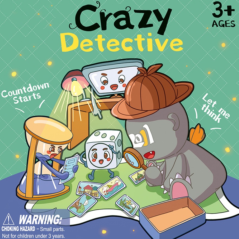 ZHAN QI TOYS Bộ Đồ Chơi Thẻ Bài Thám Tử Độc Đáo Thú Vị Cho Cả Gia Đình