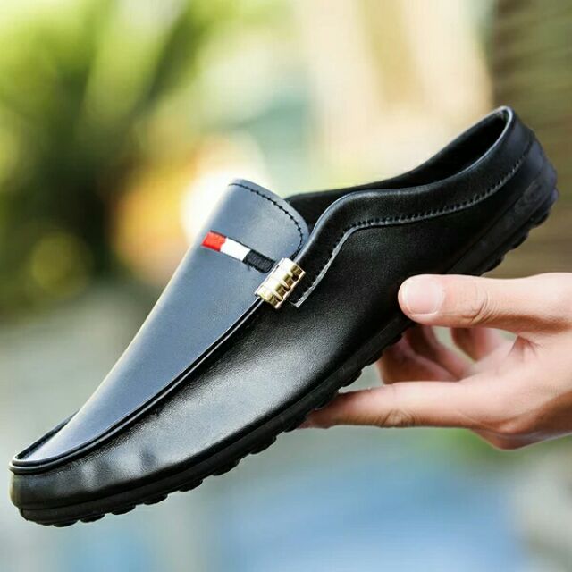 Giầy sục nam trắng đen sành điệu | BigBuy360 - bigbuy360.vn