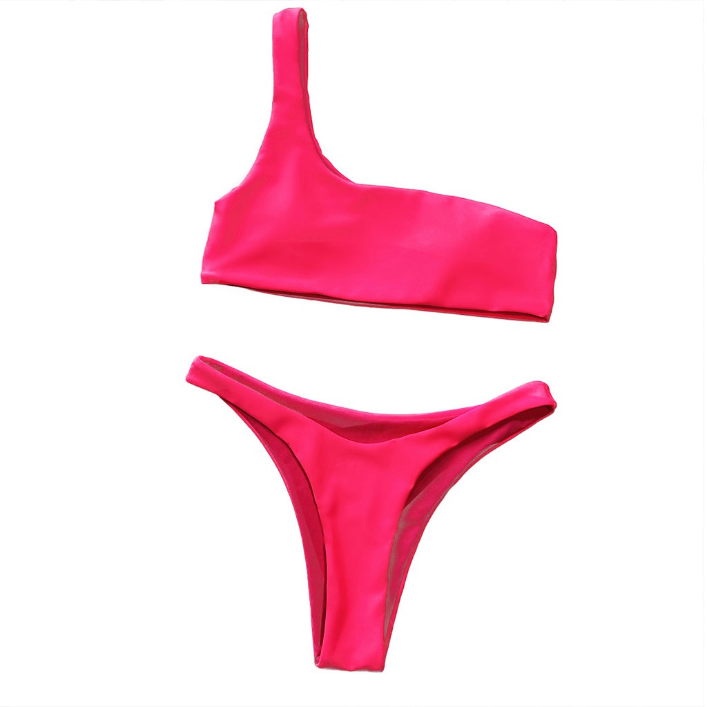 Bikini Màu Trơn Có Mút Nâng Ngực Thời Trang Quyến Rũ Cho Nữ | BigBuy360 - bigbuy360.vn