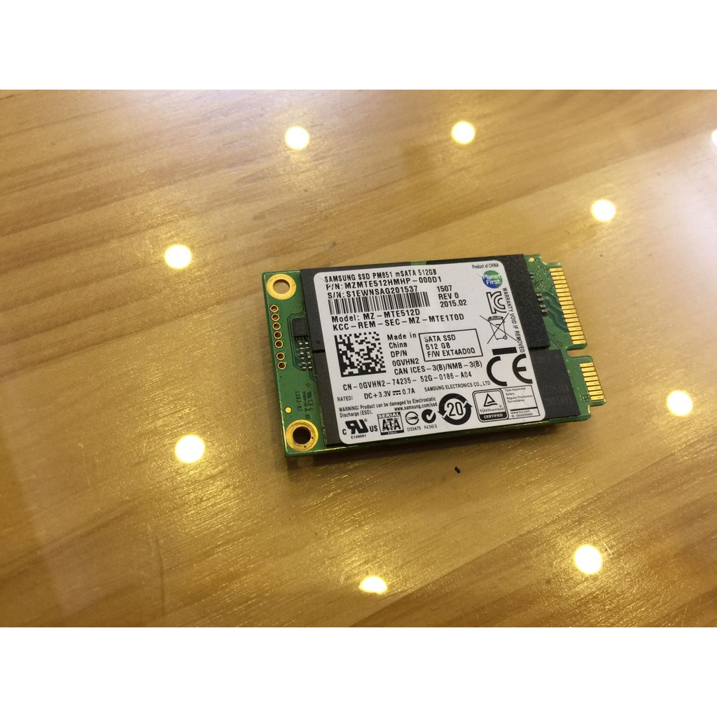 Ổ SSD msata 512Gb Samsung Chính hãng
