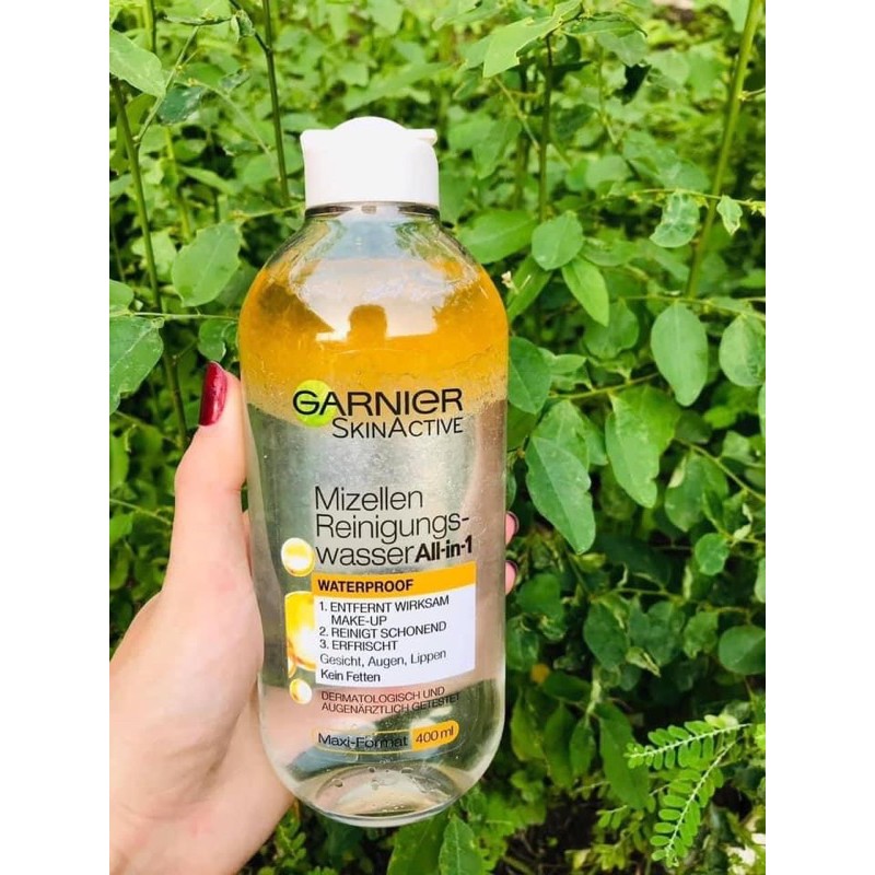 Nước tẩy trang Garnier vàng 400ml chuẩn chính hãng bản Pháp
