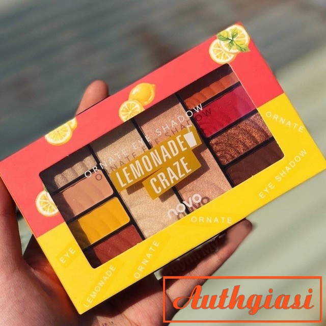 Bảng phấn mắt má hồng và highlight Novo Ornate Lemonade Craze mềm mịn da | BigBuy360 - bigbuy360.vn