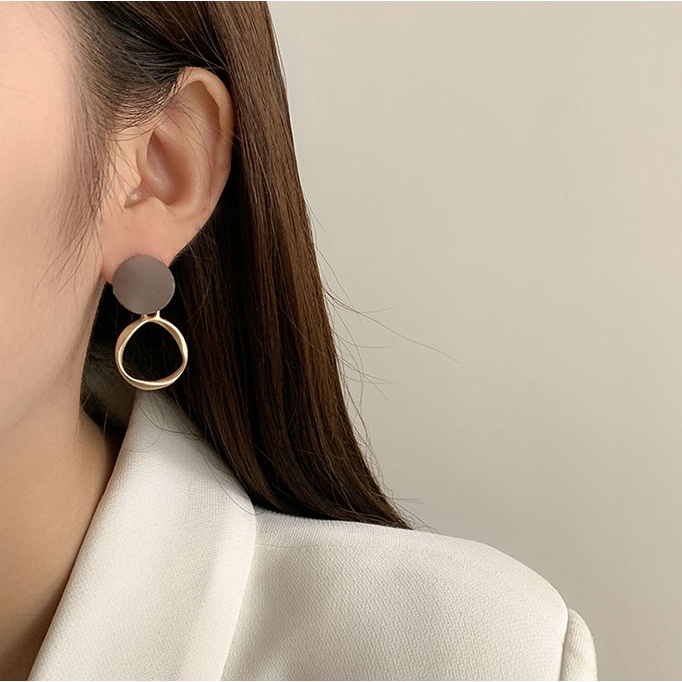 Bông Tai Bạc 925 Đính Ngọc Trai Phong Cách Hàn Quốc Thời Trang Cho Nữ