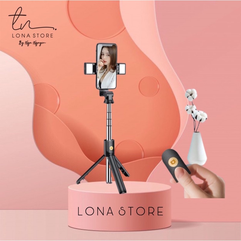 Gậy Chụp Ảnh Tự Sướng Bluetooth Đa Năng K12s Chụp Hình Selfie.