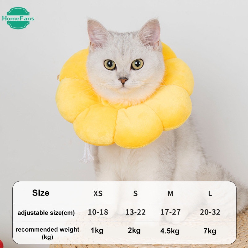 [HF] Vòng Đeo Cổ Elizabeth Bằng Cotton Mềm Mại Chống Liếm Cho Thú Cưng Chó Mèo