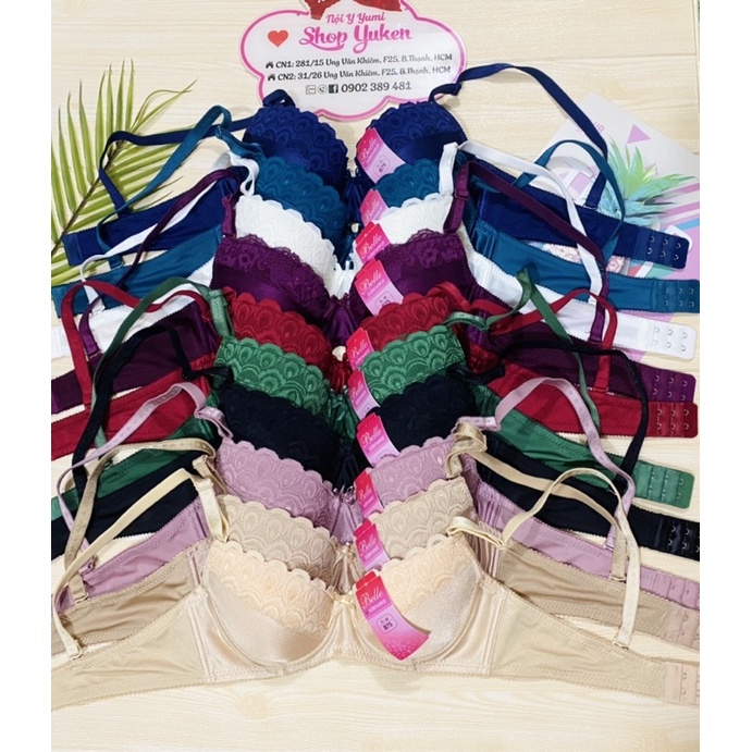 ♥️ SHOP UY TÍN ♥️ [Áo Lót Nữ] Hàng Việt Nam, Áo Ngực Phối Ren Không Mút Có Gọng Hàng Công Ty Thương Hiệu Việt